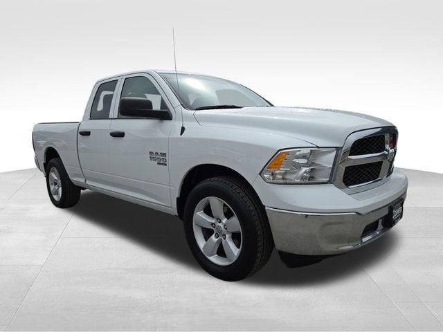 2024 RAM 1500 Classic SLT in White — front three-quarter view