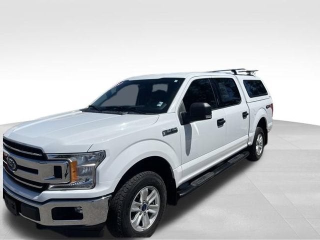 2018 Ford F-150 XL in White — front three-quarter view