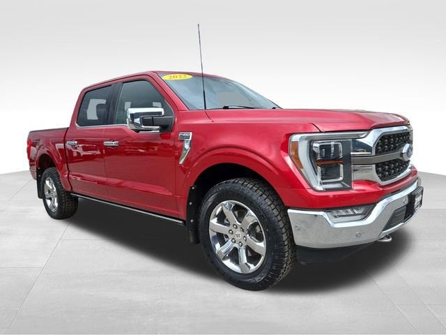 2022 Ford F-150 XL in Red — front three-quarter view