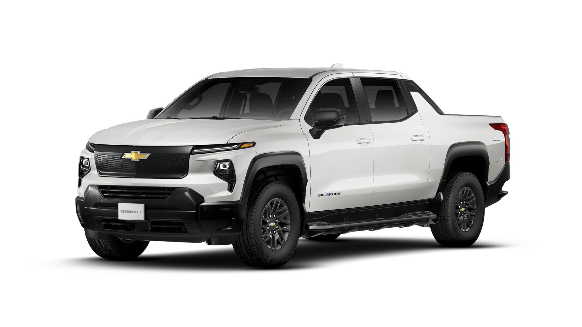 2026 Chevrolet Silverado EV WT - Extended Range in Summit White — front three-quarter view