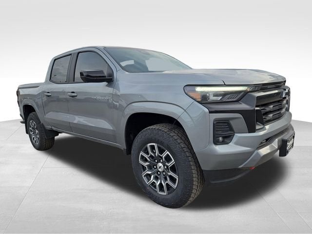 2026 Chevrolet Colorado Z71 in Sterling Gray Metallic — front three-quarter view