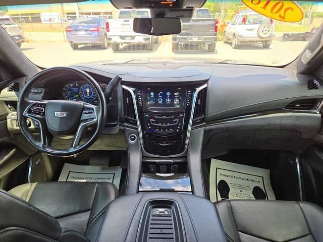 2018 Cadillac Escalade — rear three-quarter view