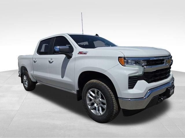 2026 Chevrolet Silverado 1500 LT in Summit White — front three-quarter view