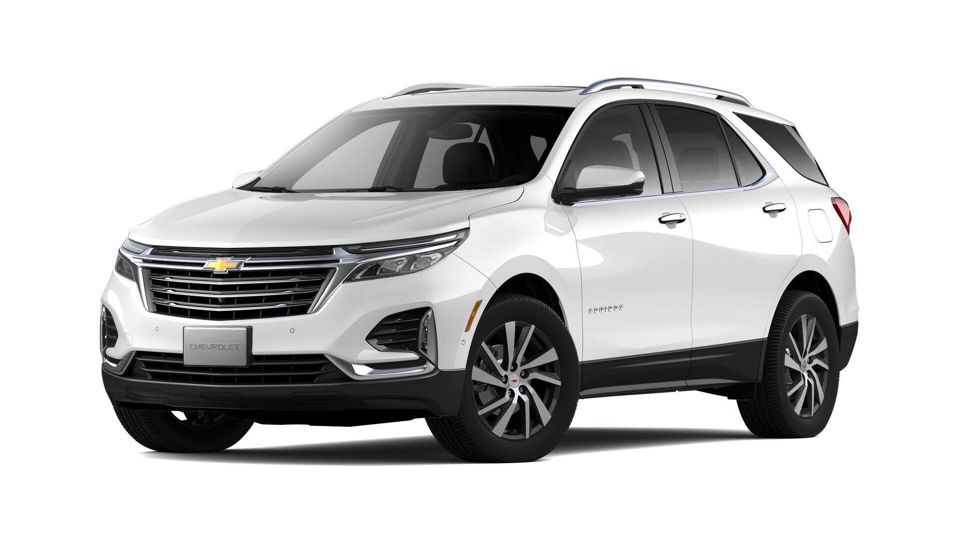 2024 Chevrolet Equinox Premier in Iridescent Pearl Tricoat — front three-quarter view