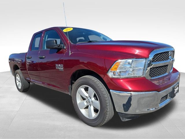 2024 RAM 1500 Classic SLT in Delmonico Red Pearlcoat — front three-quarter view