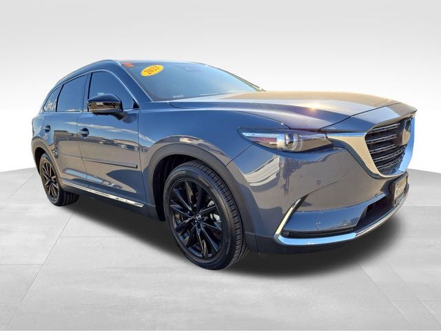 2023 Mazda Mazda CX-9 Carbon Edition in Polymetal Gray Metallic — front three-quarter view